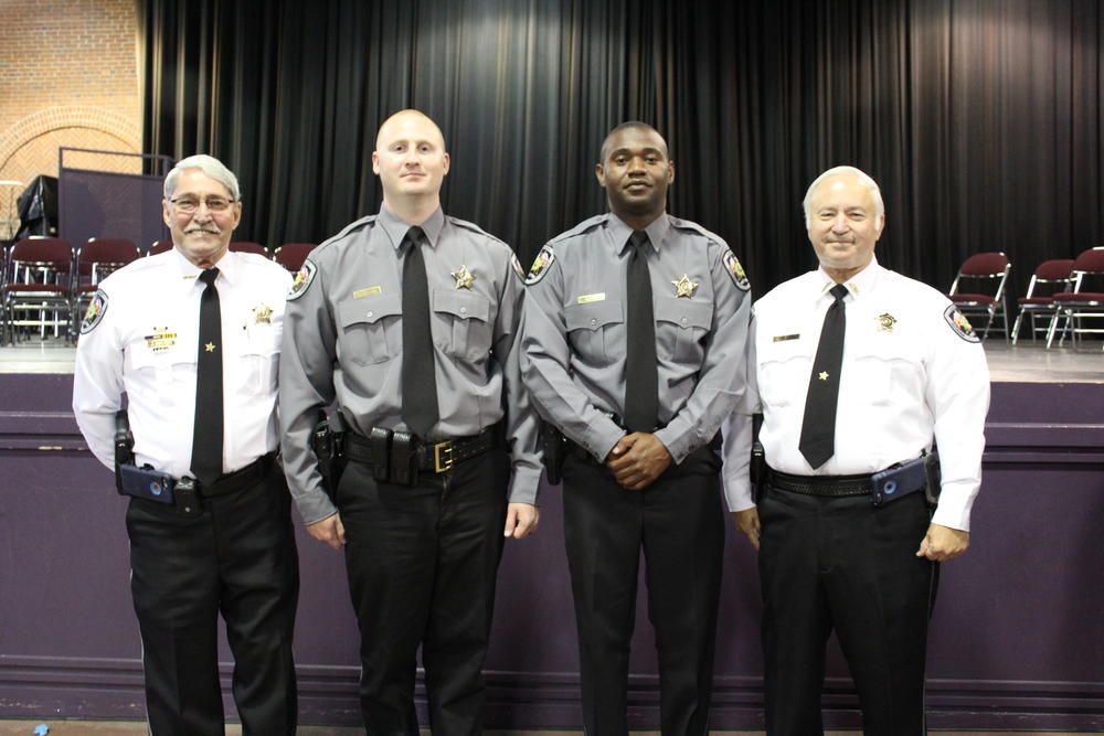 Sheriff Sedinger, Deputy Holena, Deputy Agee and Chief Deputy Hill