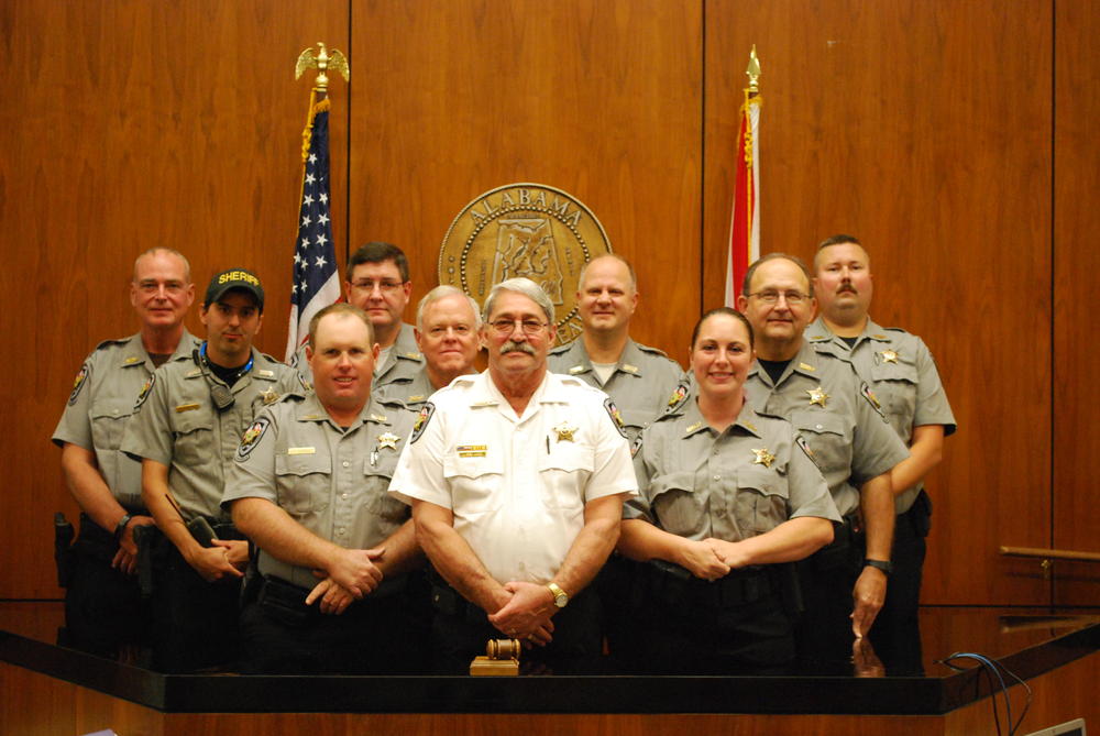 Sheriff Sedinger with Reserve Deputies