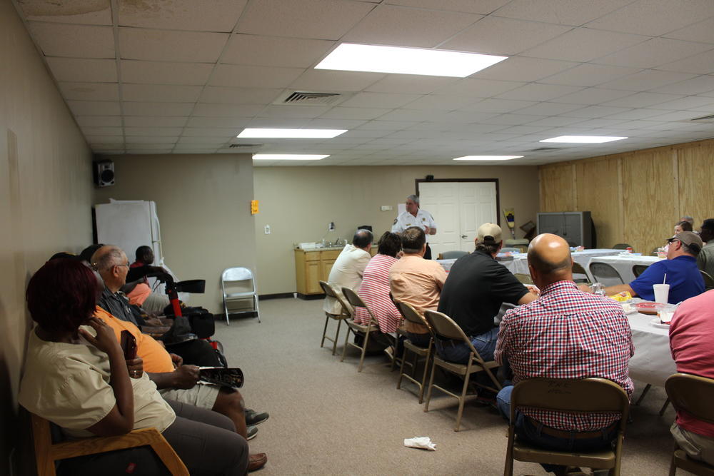 Crowd at the Autaugaville Town Hall Meeting