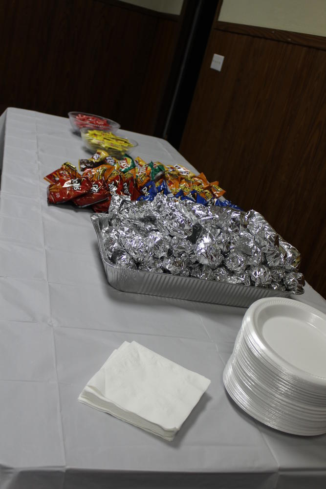 Food at Billingsley Town Hall Meeting