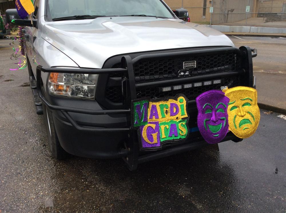 Dodge Ram dressed for the parade