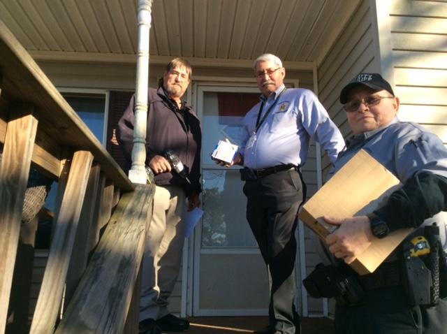 Chuck Gorey, Sheriff Sedinger & Deputy Fuller