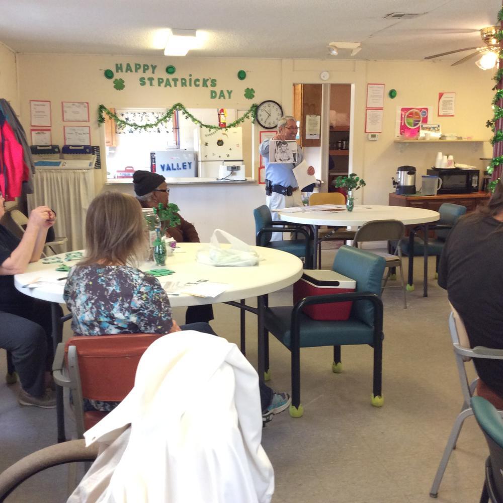 Talk at Marbury Senior Center