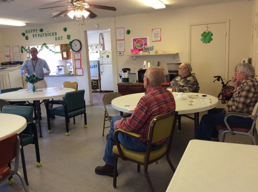 Talk at Marbury Senior Center