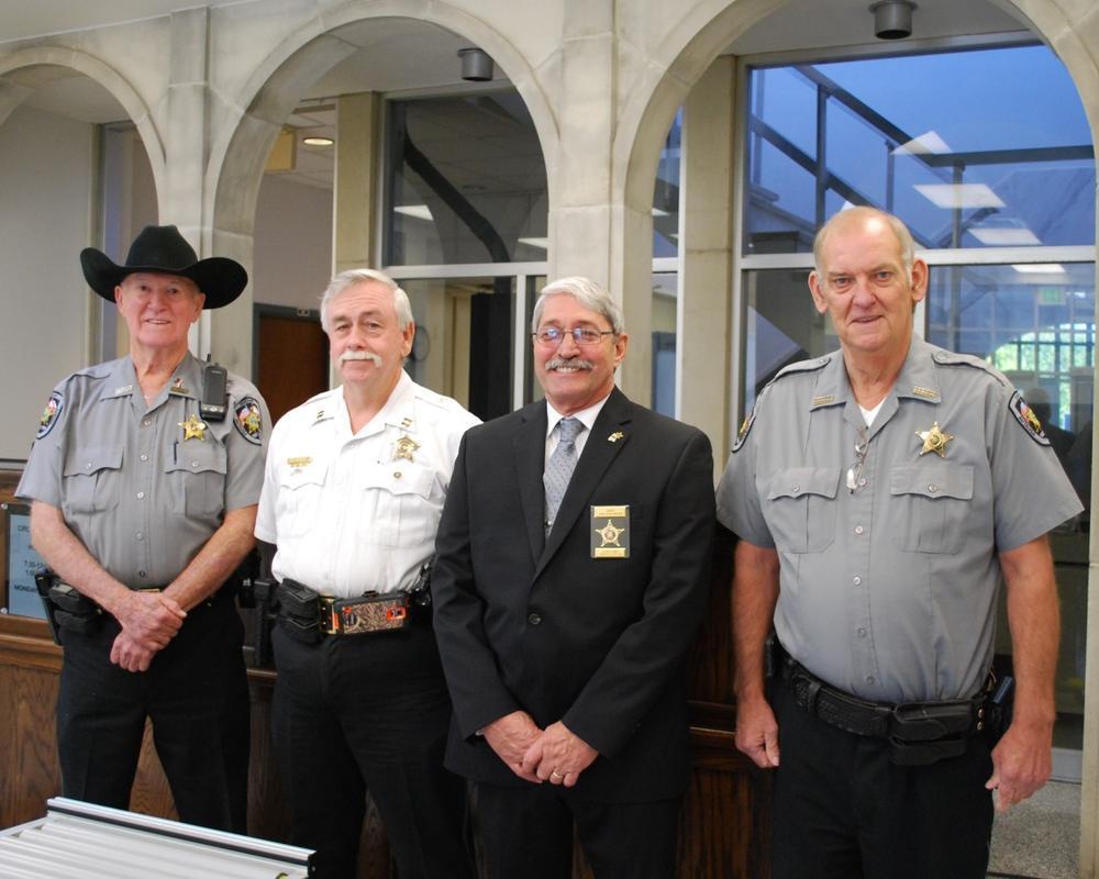 Courthouse Security Officers with Sheriff Sedinger