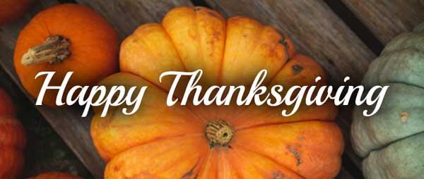 Happy Thanksgiving Banner